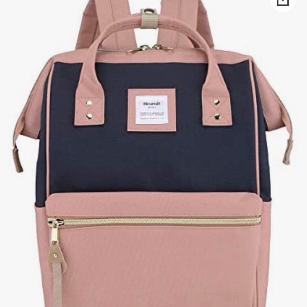 Himawari Back Pack - Navy and Pink